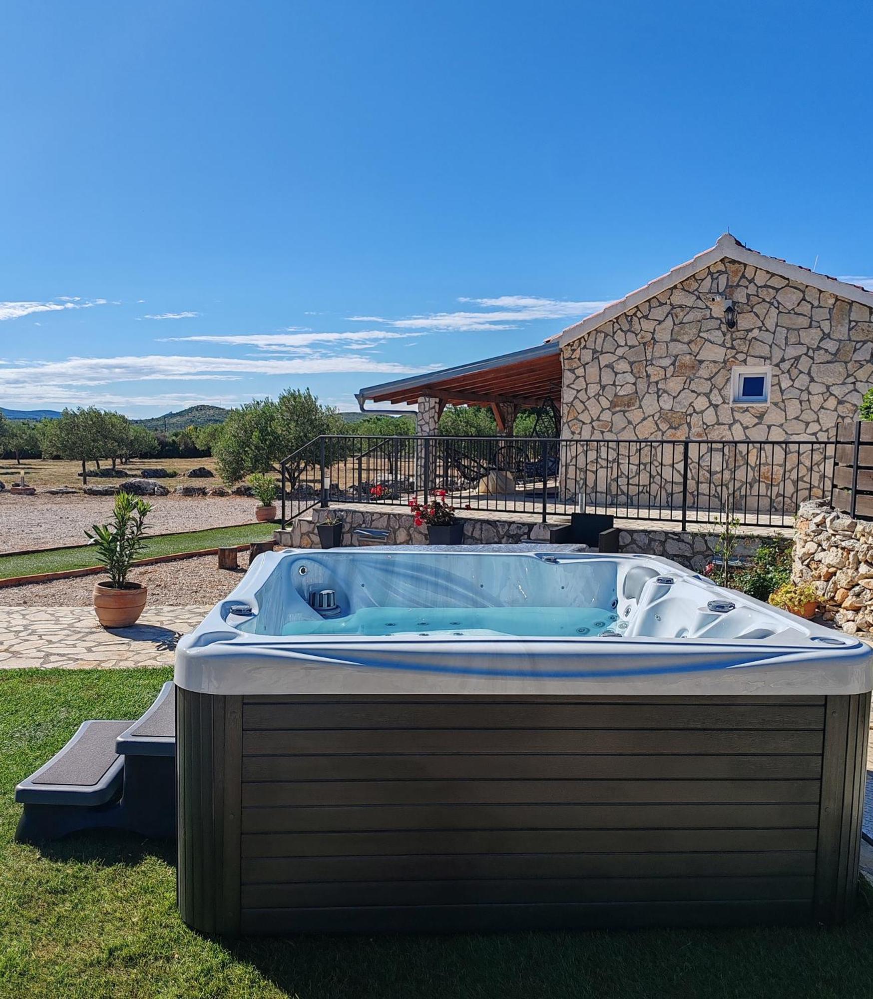 Holiday Home Juli With Jacuzzi Sibenik Bagian luar foto