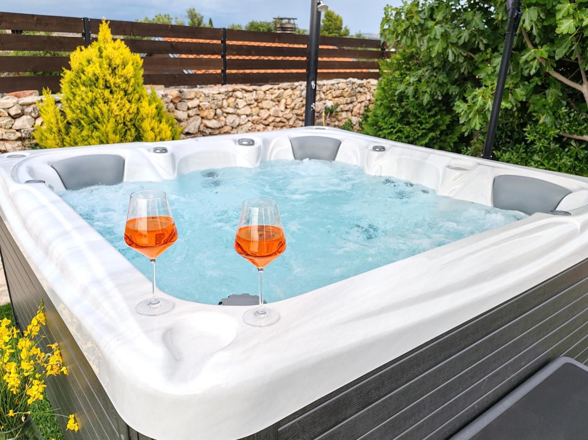 Holiday Home Juli With Jacuzzi Sibenik Bagian luar foto